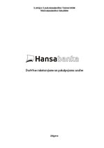 Реферат 'AS "Hansabanka" produktu un pakalpojumu raksturojums', 1.