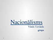Реферат 'Nacionālisms', 21.