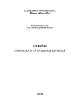 Реферат 'Nodokļi Latvijā un Eiropas Savienībā', 1.