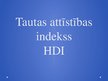 Презентация 'Tautas attīstības indekss', 1.