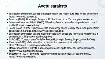 Презентация 'Kāpēc Eiropā pēc pandēmijas piedzīvojām mājokļu cenu sprādzienu?', 15.